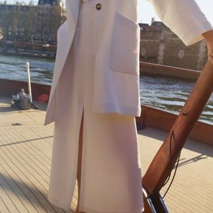 NWT Zara Gold Buckle Skirt